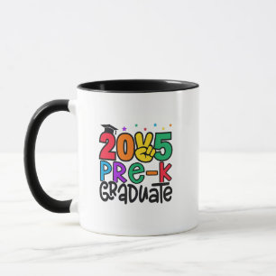 Mug Enfants pré-K Grad 2025 Préscolaire Graduation