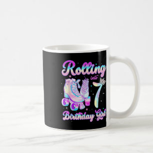 Mug Enfants qui roulent dans un anniversaire de 7 ans 