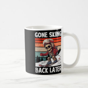 Mug Enfants qui skient Parti skieur Ck Plus tard Drôle