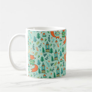 Mug Enfants sans soudure avec de jeunes renards. Enfan