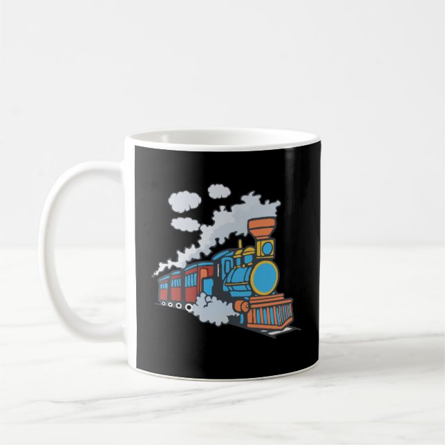 Mug Enfants Super Amusants Jeunes Train (Gauche)