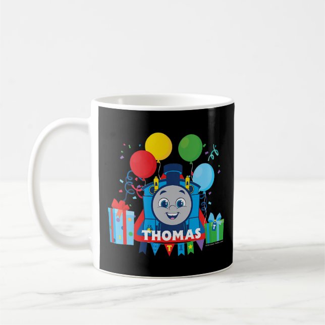 Mug Enfants Thomas & Amis - Ballons d'anniversaire (Gauche)