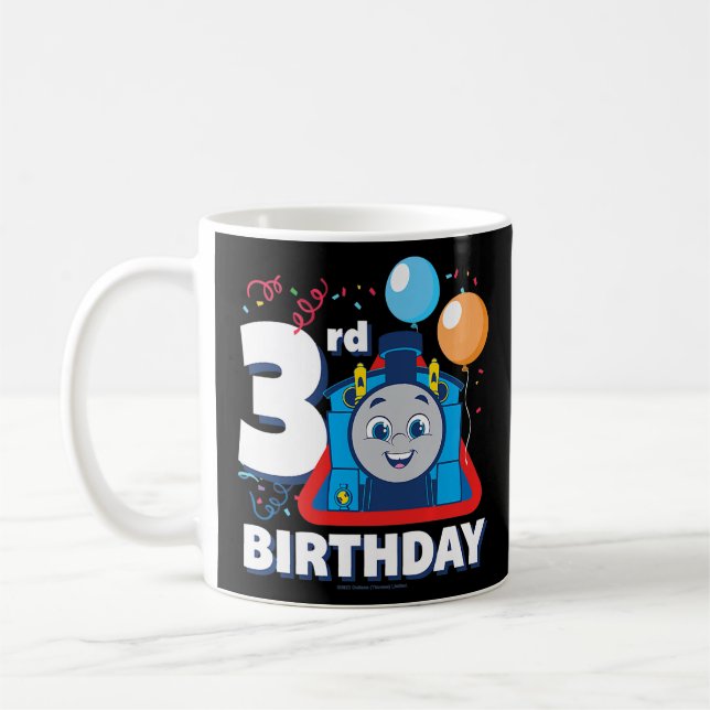 Mug Enfants Thomas & Amis - Joyeux 3e anniversaire Pre (Gauche)
