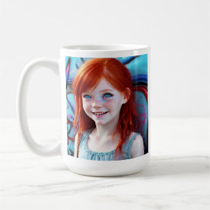 Mug Enfants tribaux   Jolie petite fille à tête rouge
