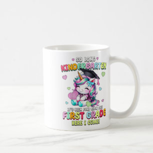 Mug Enfants Unicorn si longue maternelle Graduation De