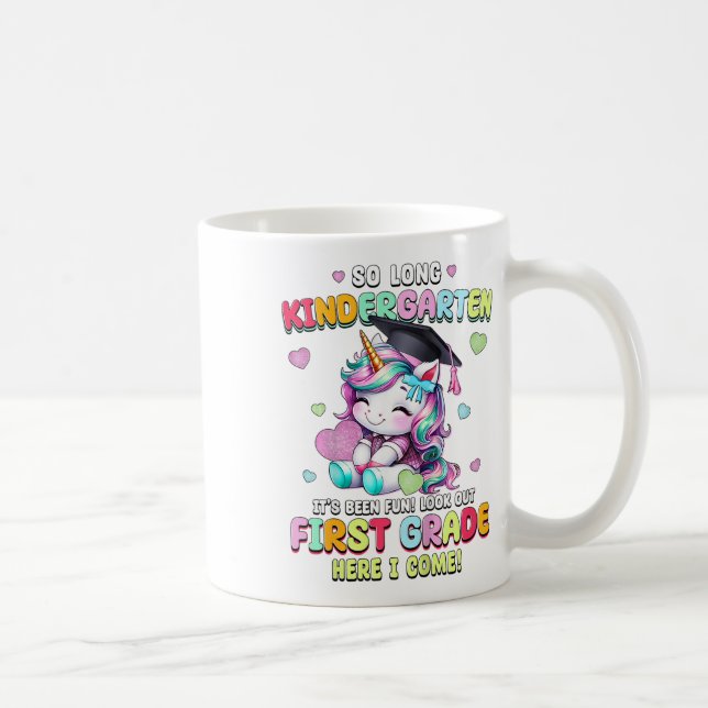 Mug Enfants Unicorn si longue maternelle Graduation De (Droite)