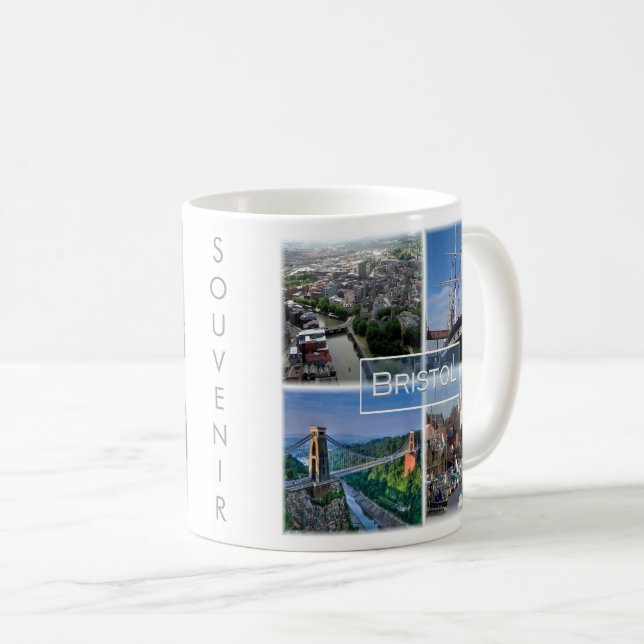 Mug ENG029 BRISTOL, Angleterre, Europe, (Devant droit)