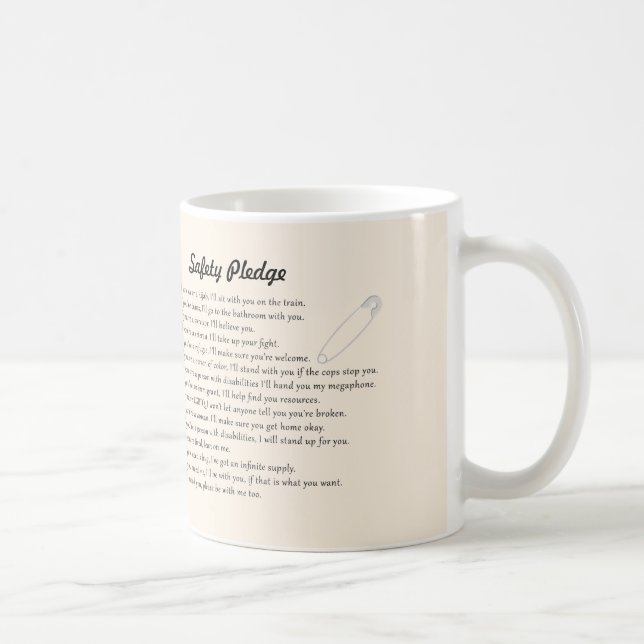 Mug Engagement de sécurité (Droite)