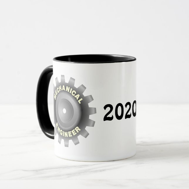 Mug Engin mécanique Gray (Devant gauche)