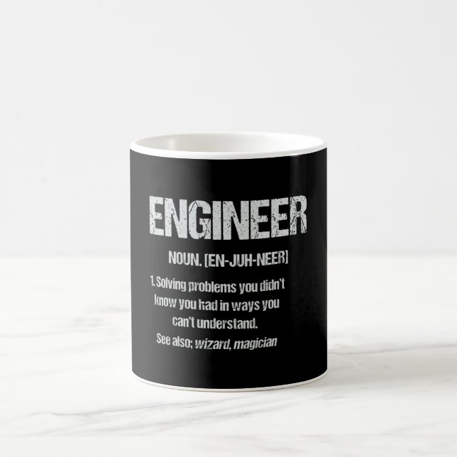 Mug ENGINEER NOUN Funny Engineering Quotes Graduation (Centre)