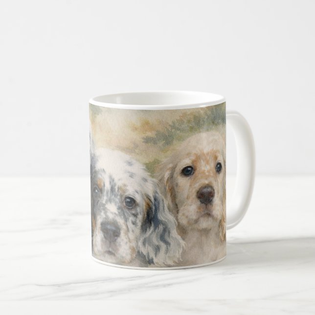 Mug English Setter Puppies (Devant droit)