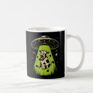 Mug Enlèvement de vache extraterrestre Weirdcore Surré