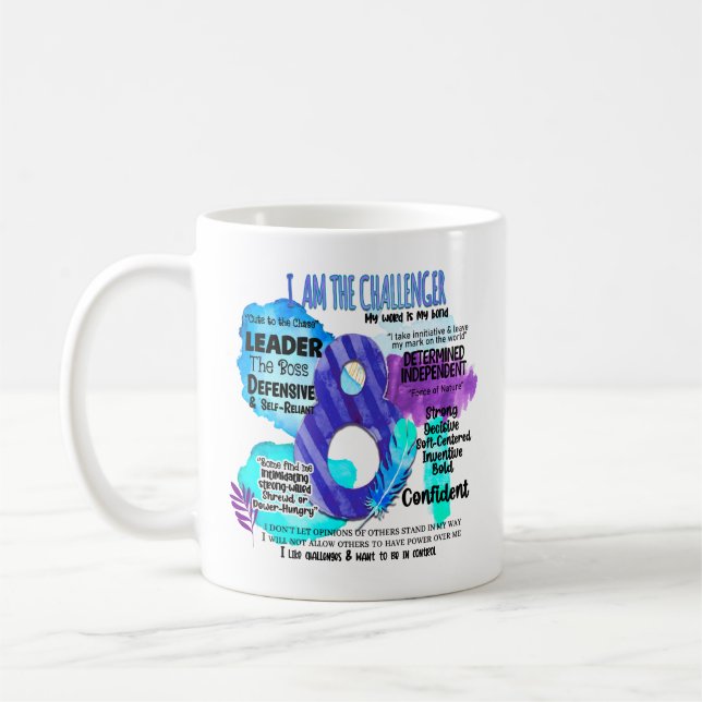 Mug Enneagram Type 8 - Je Suis Le Challenger (Gauche)