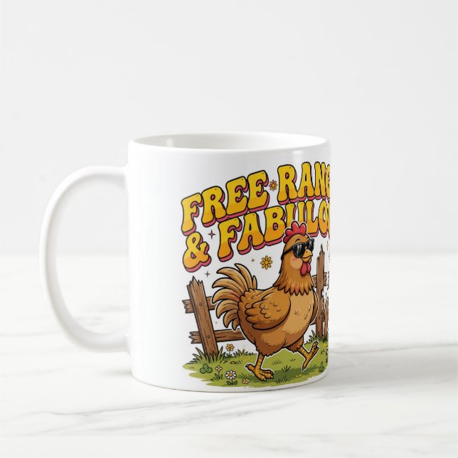 MUG ÉNORME & FANTASTIQUE Poulet Drôle (Gauche)