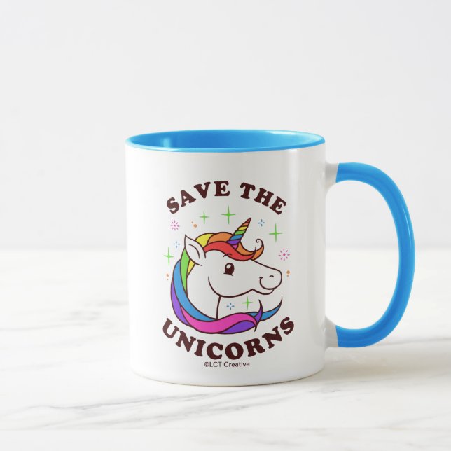 Mug Enregistrer Les Unicornes (Droite)