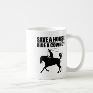 Mug Enregistrer Un Cheval &amp ; Faire Un Tour Un Cowb