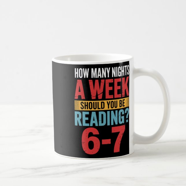 Mug Enseignant 67 Combien de nuits par semaine devriez (Droite)