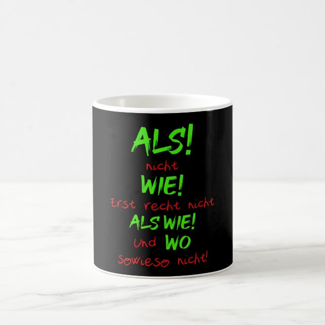 Mug Enseignant allemand de grammaire (Centre)