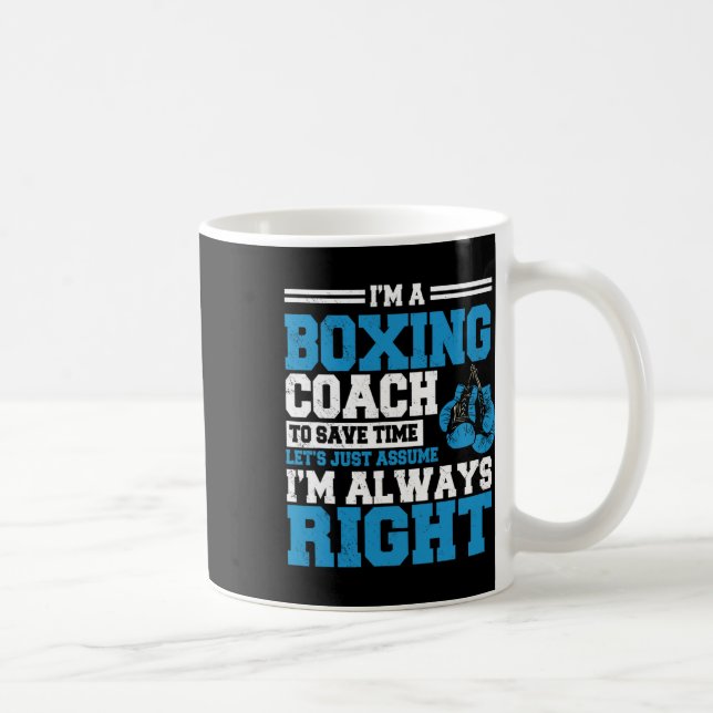 Mug Enseignant Boxer Enseignant Sport de Combat (Droite)