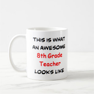Mug Enseignant de 8e année, génial