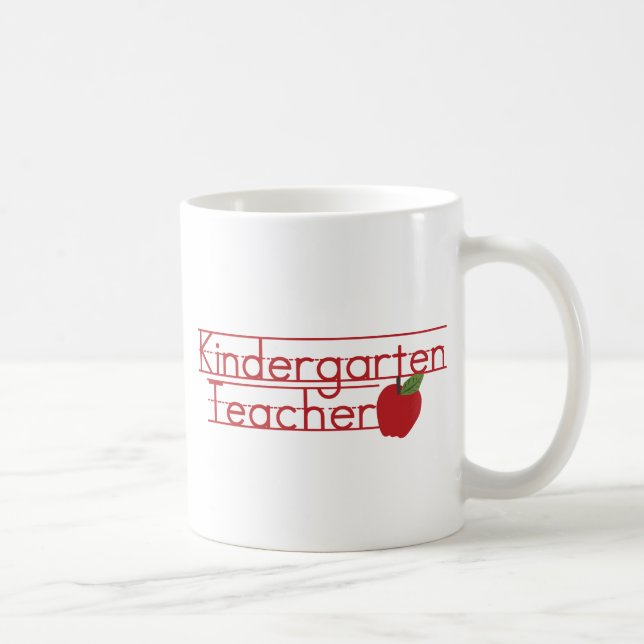 Mug Enseignant de jardin d'enfants (Droite)