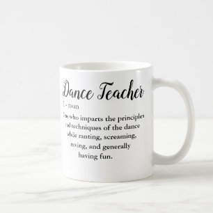 Mug Enseignant de la danse