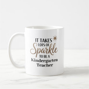 Mug Enseignant de la maternelle Sparkle