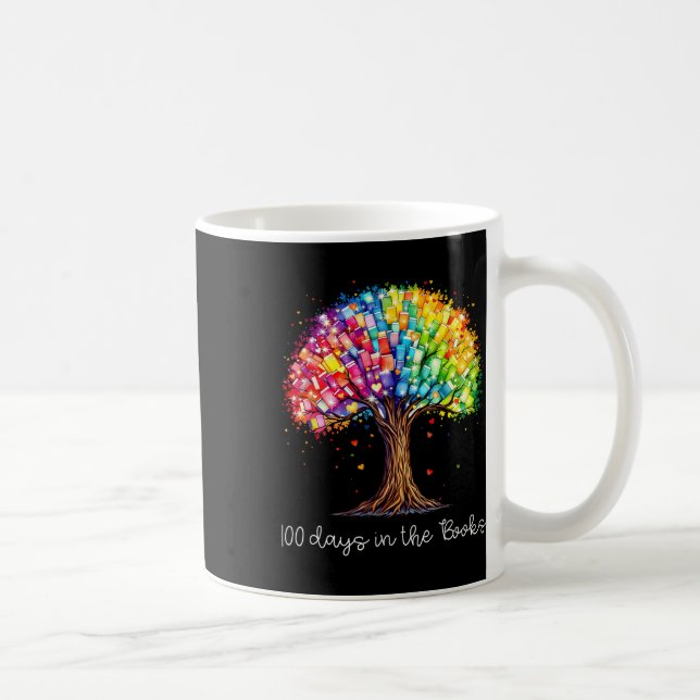 Mug Enseignant de lecture 100 jours dans les livres 10 (Droite)