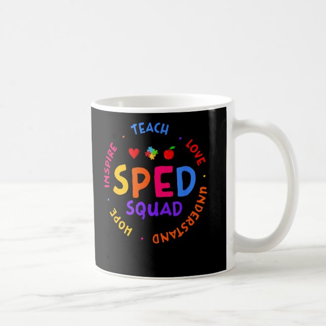Mug Enseignant de l'enseignement spécial Enseignant de (Droite)