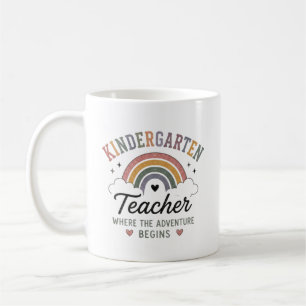 Mug Enseignant de Maternelle Là Où L'Aventure Commence