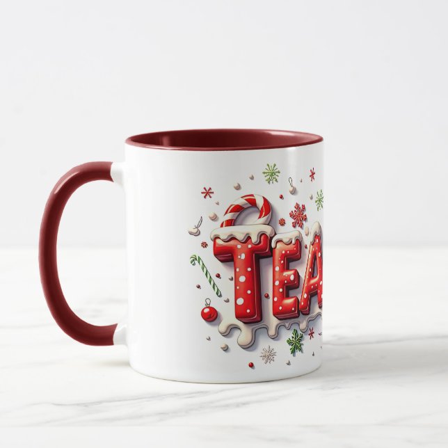 Mug Enseignant de Noël (Gauche)