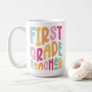 Mug Enseignant de Première Année Conception de Typogra