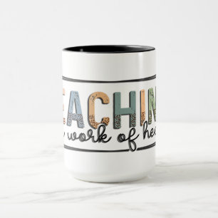 Mug Enseignant de style rétro