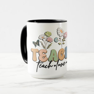 Mug Enseignant de style rétro