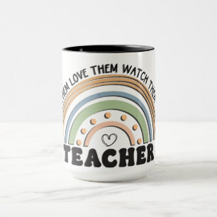 Mug Enseignant de style rétro