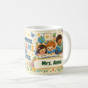 Mug Enseignant(e) de maternelle personnalisé – Petit a