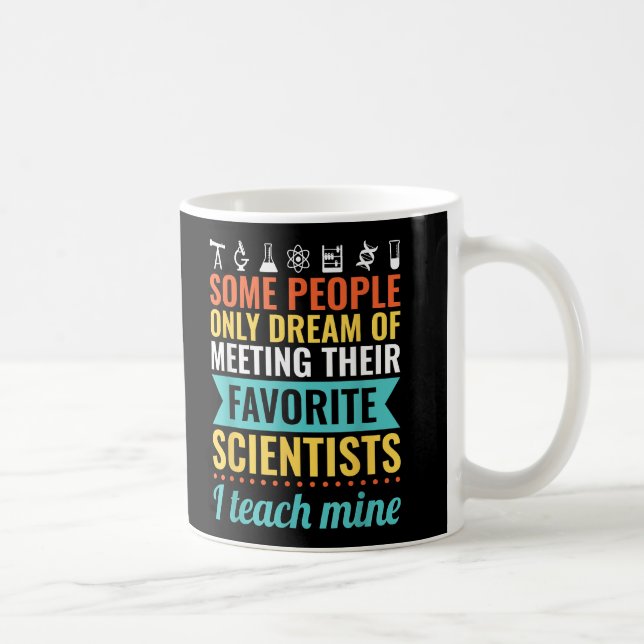 Mug ENSEIGNANT EN SCIENCE Enseigner en biologie Chimie (Droite)