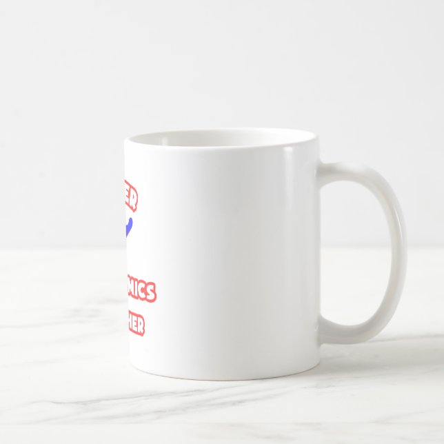 Mug Enseignant en super économie (Droite)
