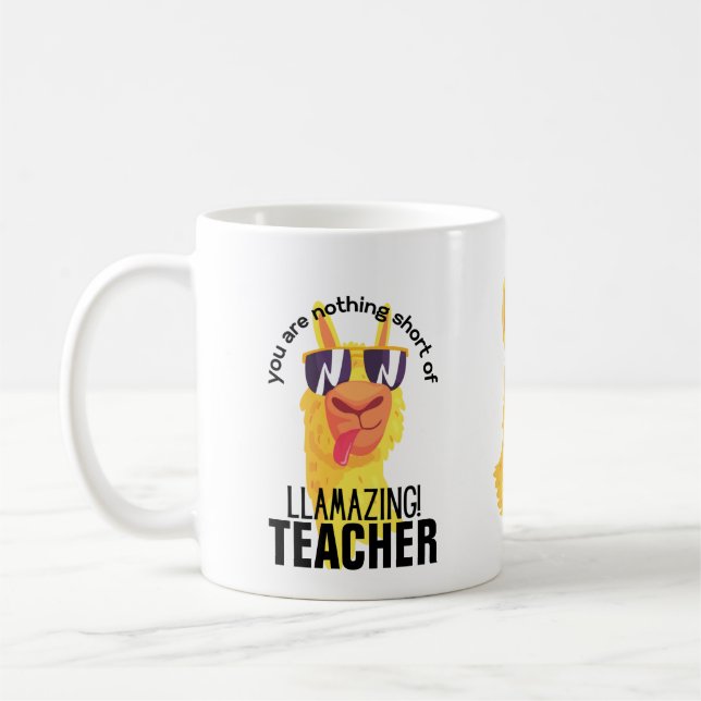 Mug ENSEIGNANT FUNNY Vous n'êtes rien de moins que Ext (Gauche)