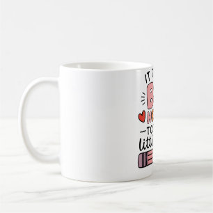 Mug Enseignant Il Faut Un Grand Cœur Pour Enseigner Le