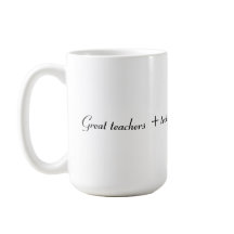 Mug enseignant inspirant