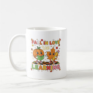 Mug Enseignant Les Enfants Retro Tombent Amoureux De L