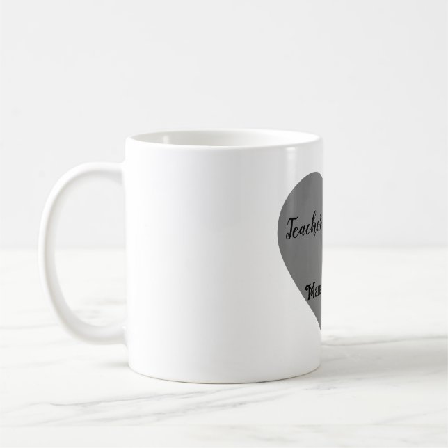 Mug "Enseignant par métier. Maman par coeur." (Gauche)
