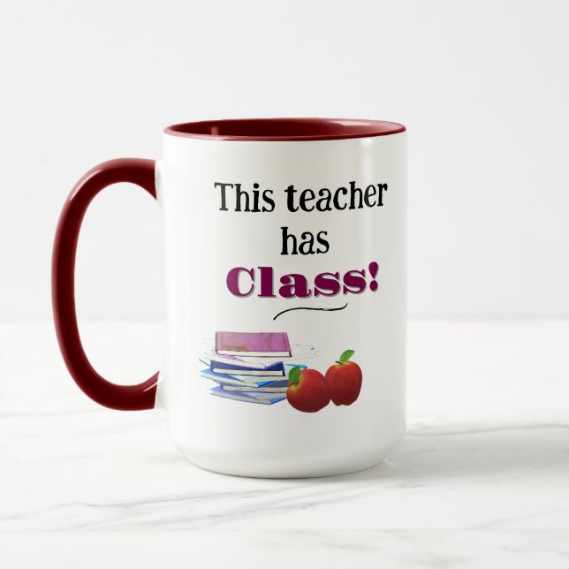 Mug Enseignant personnalisé (Gauche)