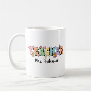 Mug Enseignant Personnalisé, Cadeau d'Appréciation
