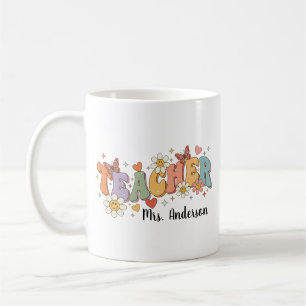 Mug Enseignant Personnalisé, Cadeau Personnalisé P