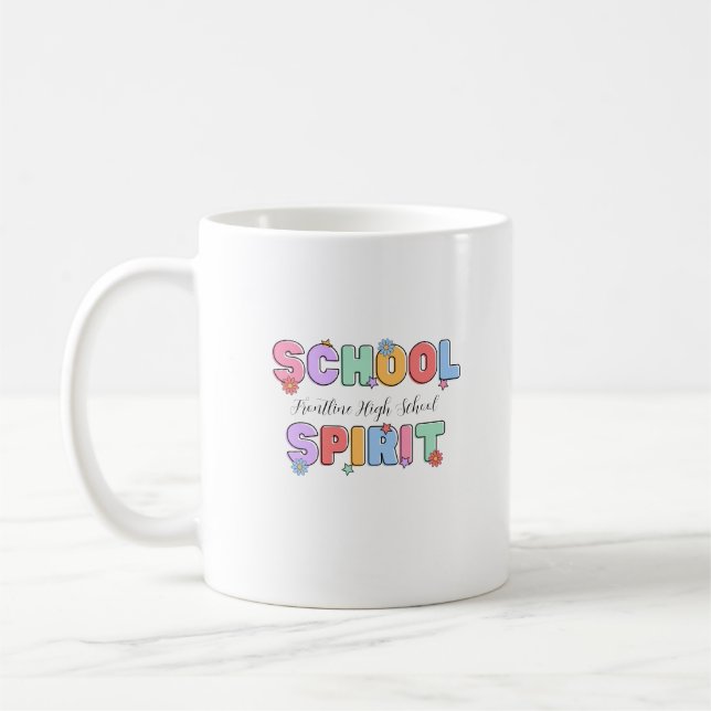 Mug Enseignant personnalisé Esprit école classe (Gauche)