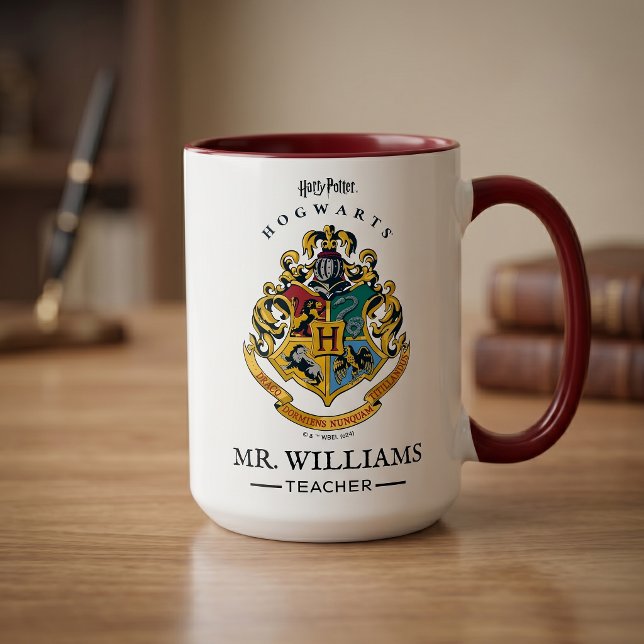 Mug Enseignant Personnalisé | Insigne HARRY POTTER™ (Créateur téléchargé)