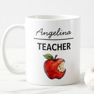 Mug ENSEIGNANT PERSONNALISÉ Pomme