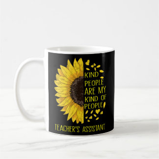 Mug Enseignants Sunflower Assistant Gentils Les gens s